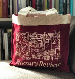 Literary Review Heavyweight Red Tote Bag